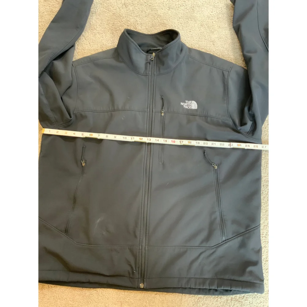 The North Face Men's Black White Logo Jacket Size XXL Gorpcore Outdoor Versatile